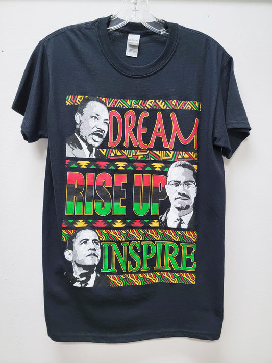 DREAM RISE UP INSPIRE T-Shirts Black