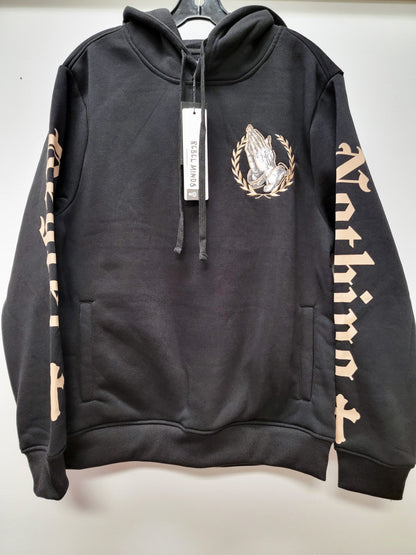 Designed Hoodie Praying Hands Black