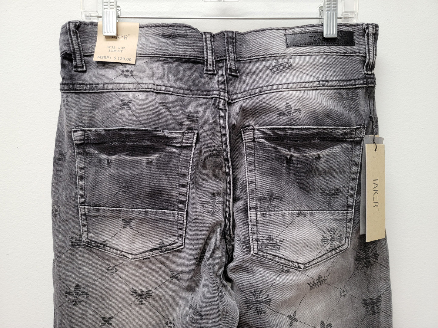 TAKER Stacked Jeans Ash Gray