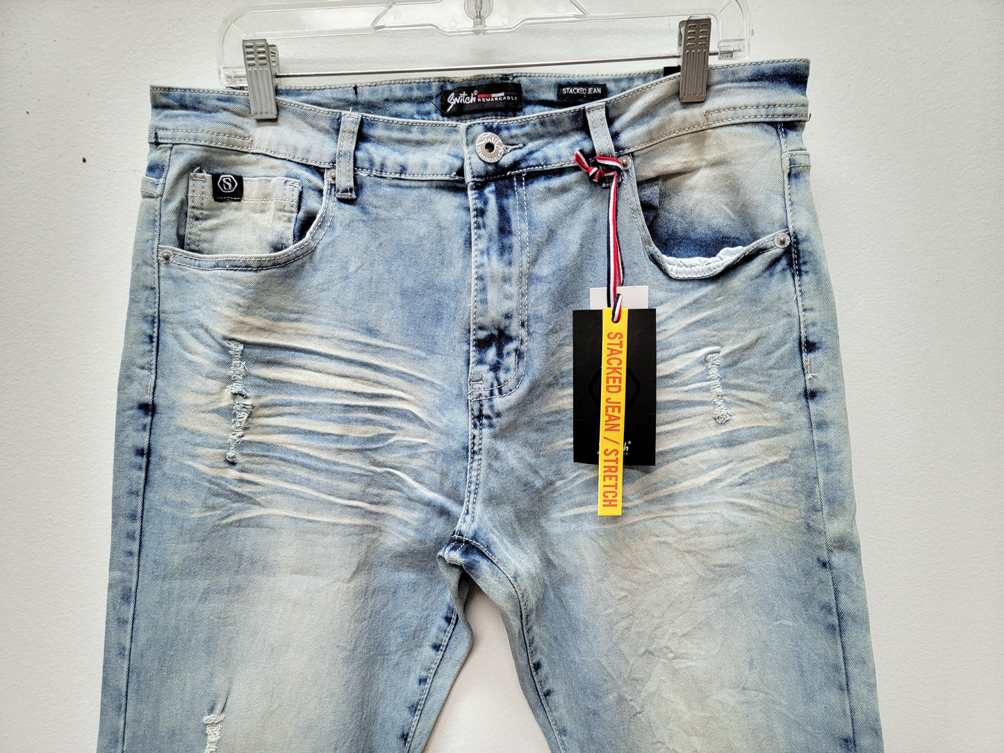 Switch Remakable Stacked Jeans Ice Blue