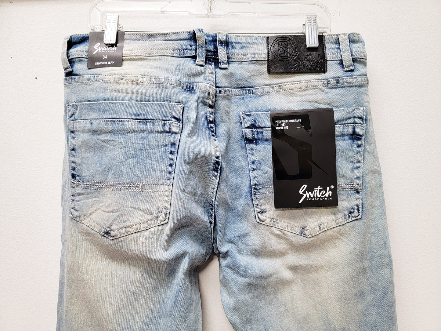 Switch Remakable Stacked Jeans Ice Blue