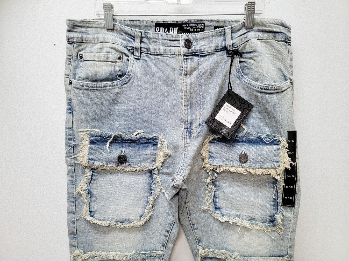 SPARK Stacked Jeans Ice Blue