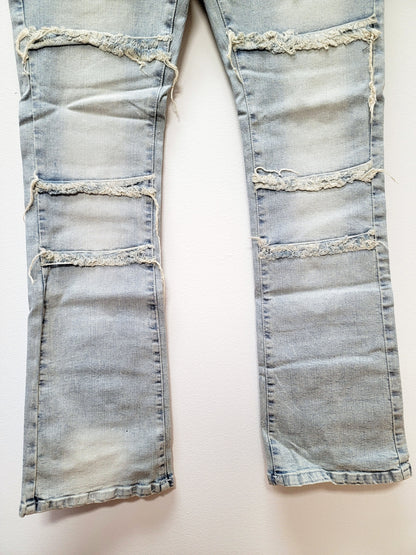 SPARK Stacked Jeans Ice Blue