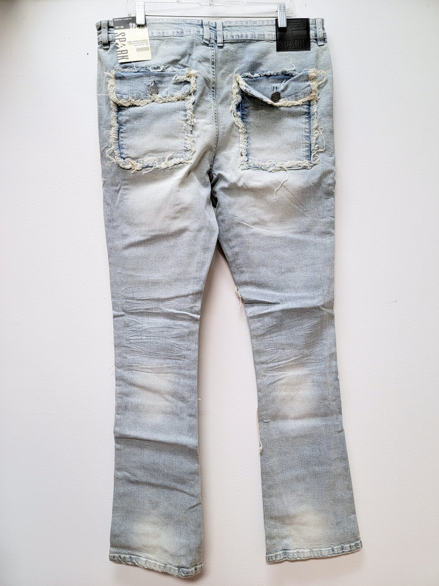 SPARK Stacked Jeans Ice Blue