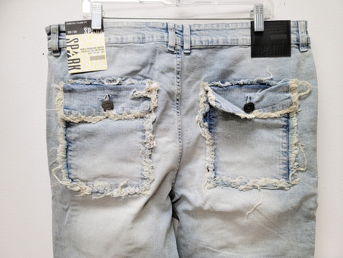 SPARK Stacked Jeans Ice Blue