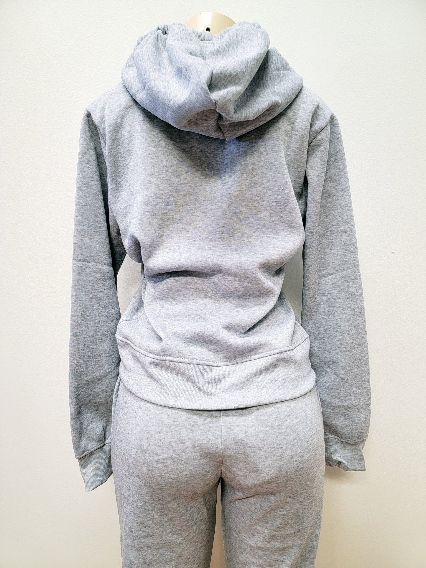 Ladies Plain Sweat Jogging Suit Set