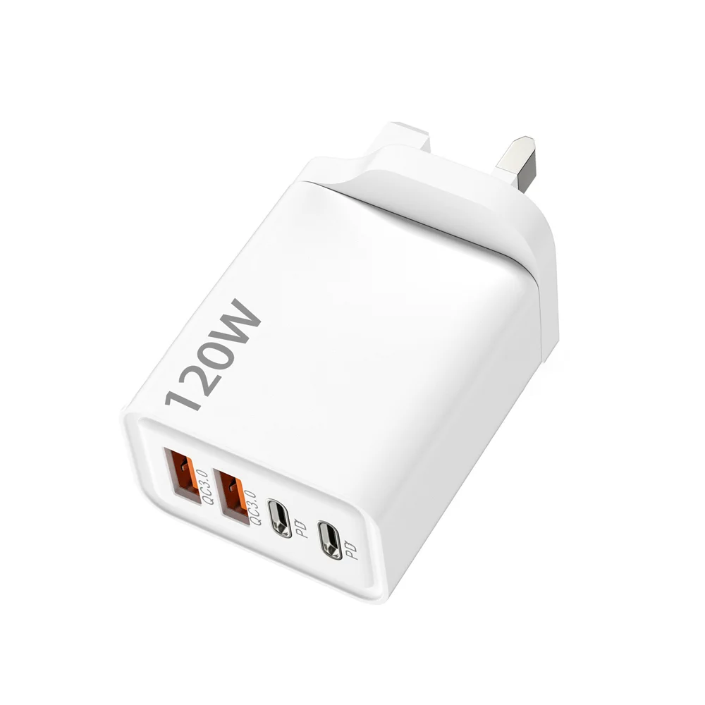 120W 4-Port USB-C Fast Charger