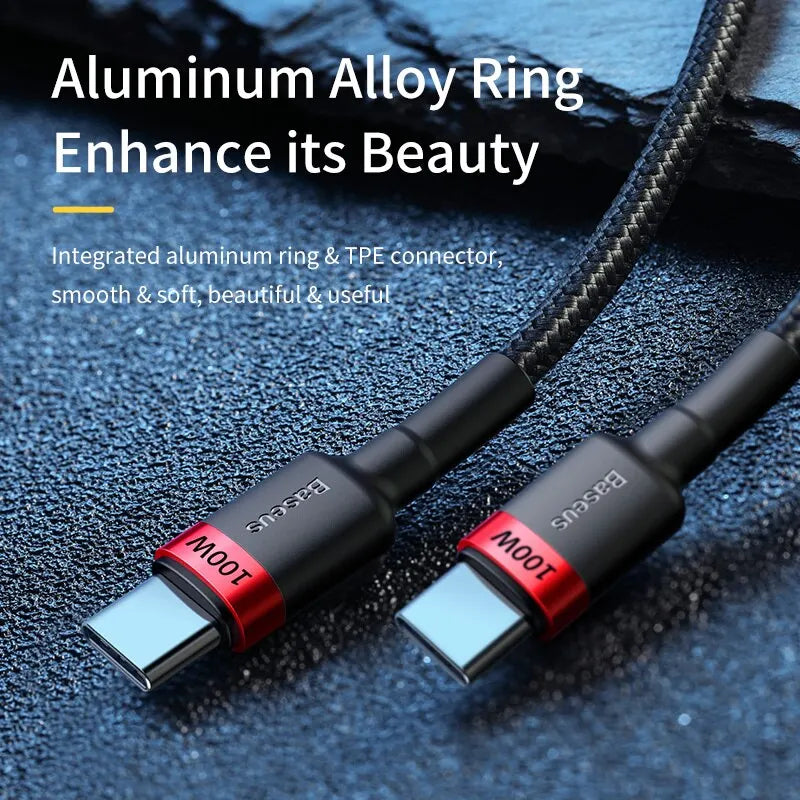 “Baseus 100W USB-C PD Cable”