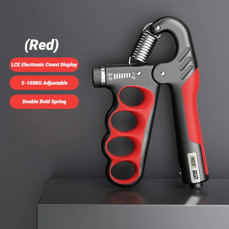 “Adjustable 5–100KG Hand Grip Strengthener”