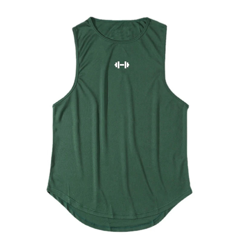 Men’s Quick-Dry Sleeveless Gym Tank Top