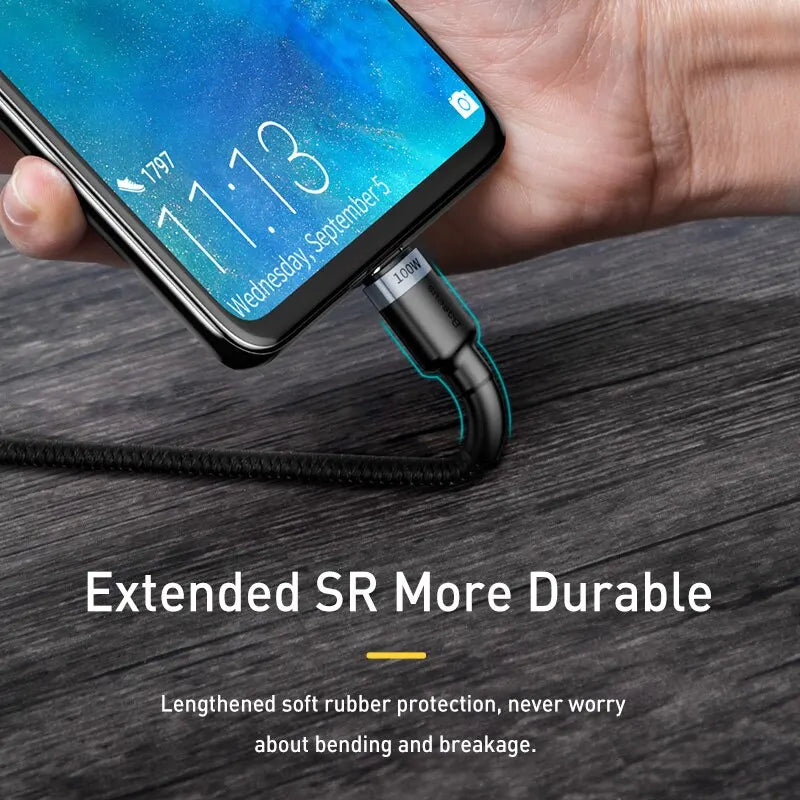 “Baseus 100W USB-C PD Cable”