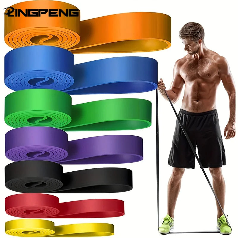 Resistance bands for pull-up assistance, fitness workouts, and physical therapy at home