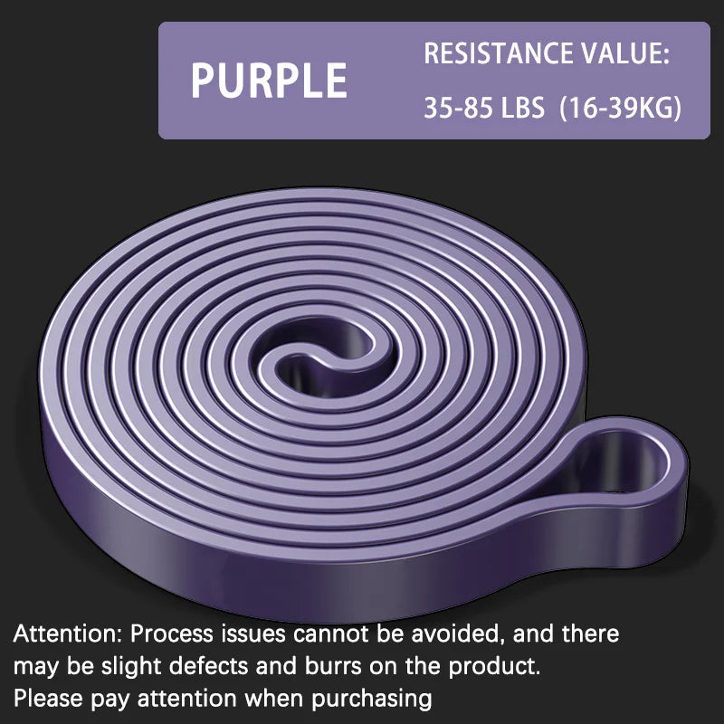 Resistance bands for pull-up assistance, fitness workouts, and physical therapy at home
