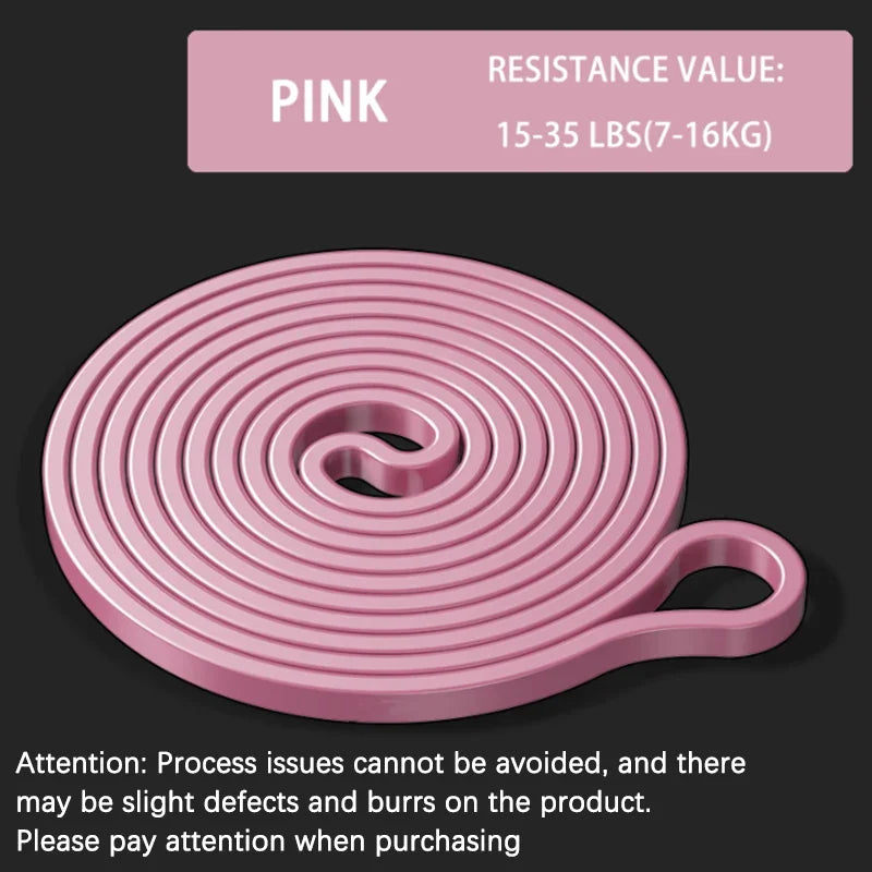 Resistance bands for pull-up assistance, fitness workouts, and physical therapy at home