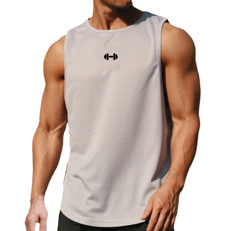 Men’s Quick-Dry Sleeveless Gym Tank Top