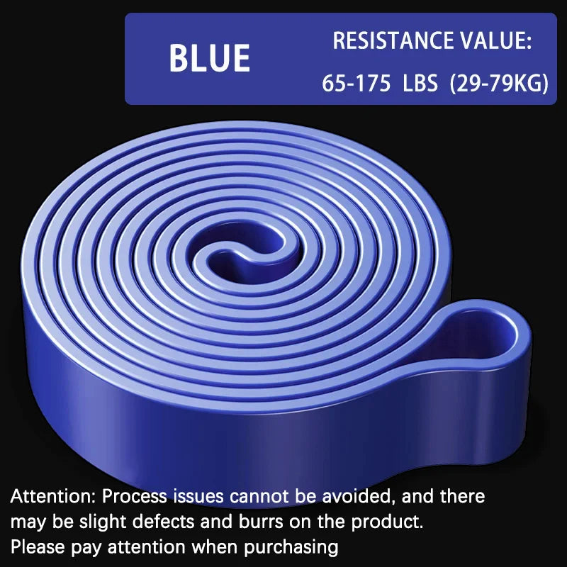 Resistance bands for pull-up assistance, fitness workouts, and physical therapy at home