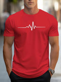 ECG Print T-Shirt – Men