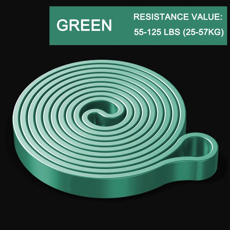 Resistance bands for pull-up assistance, fitness workouts, and physical therapy at home