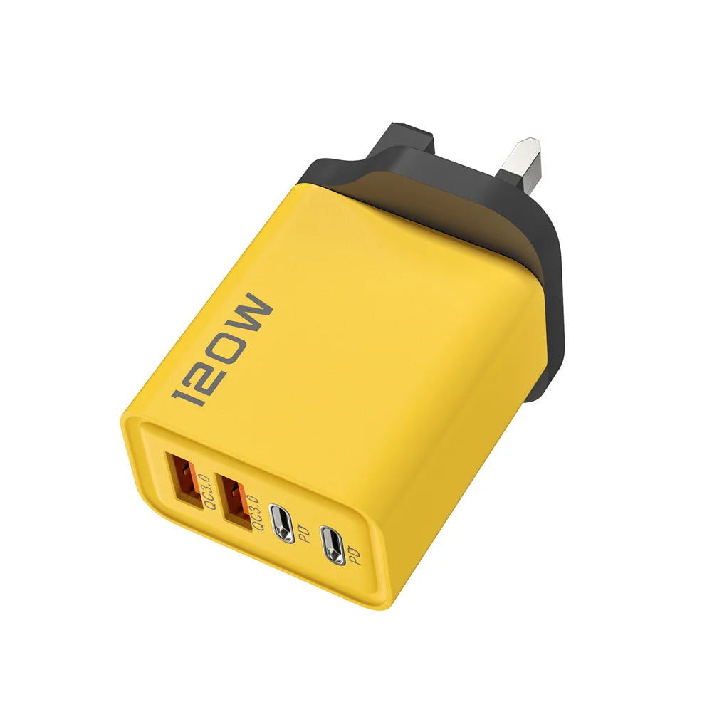 120W 4-Port USB-C Fast Charger