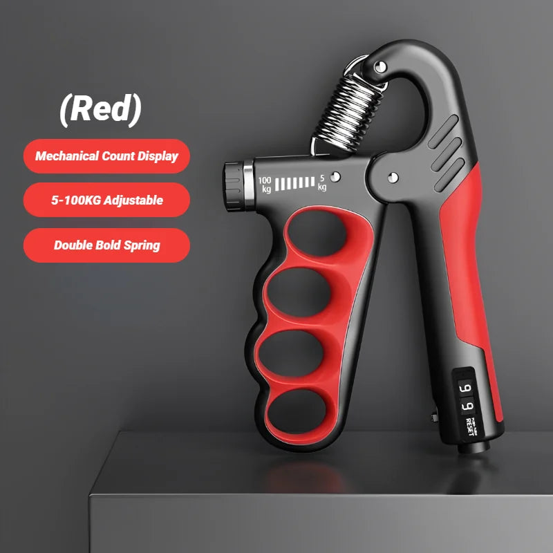 “Adjustable 5–100KG Hand Grip Strengthener”