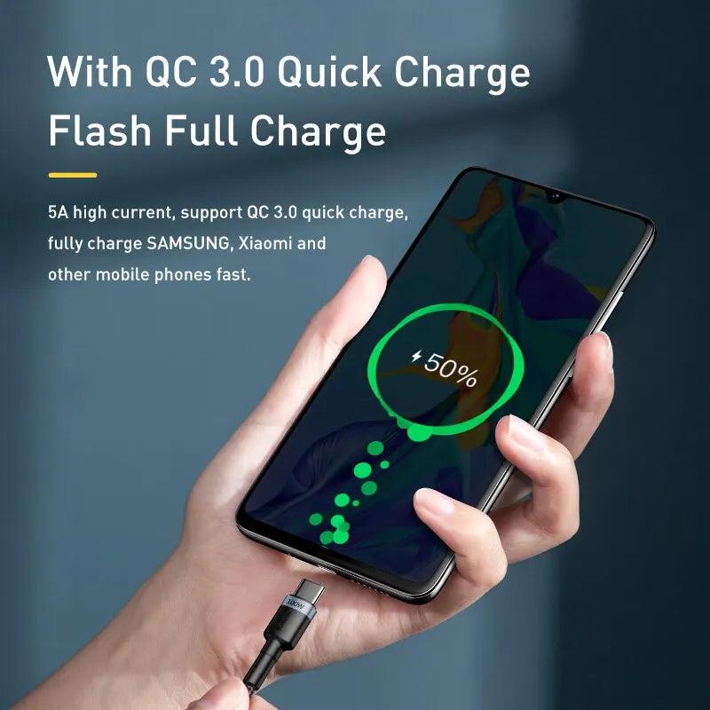 “Baseus 100W USB-C PD Cable”